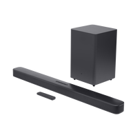 JBL Bar 2.1 Deep Bass - Black - 2.1 channel soundbar with wireless subwoofer - Hero